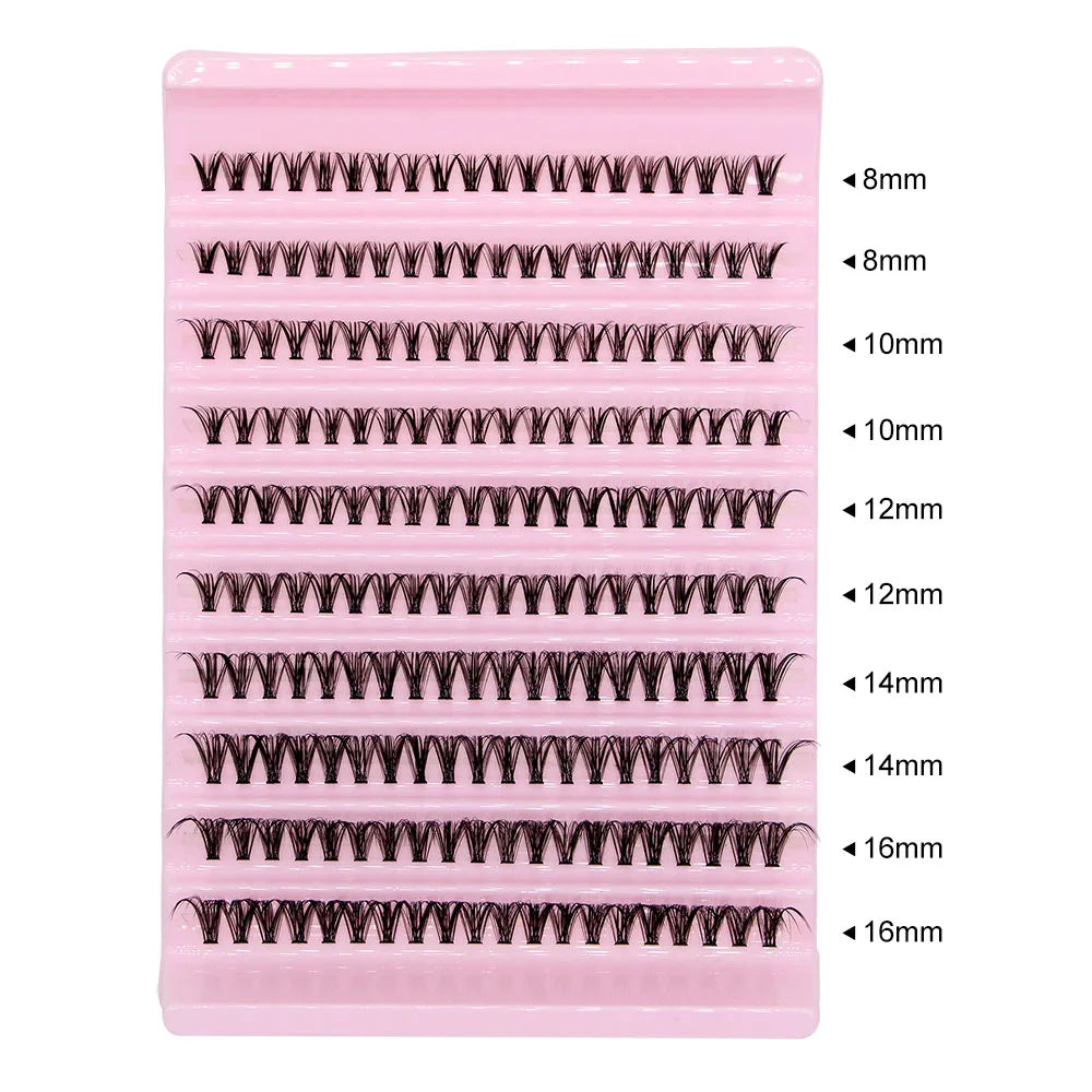 DIY Cluster Lashes 8-16mm Synthetic Hair Extensions