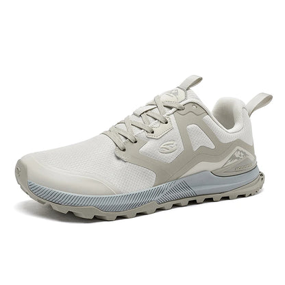 HOBIBEAR Hiking Sneakers Lace-Up Artificial Leather Shoes