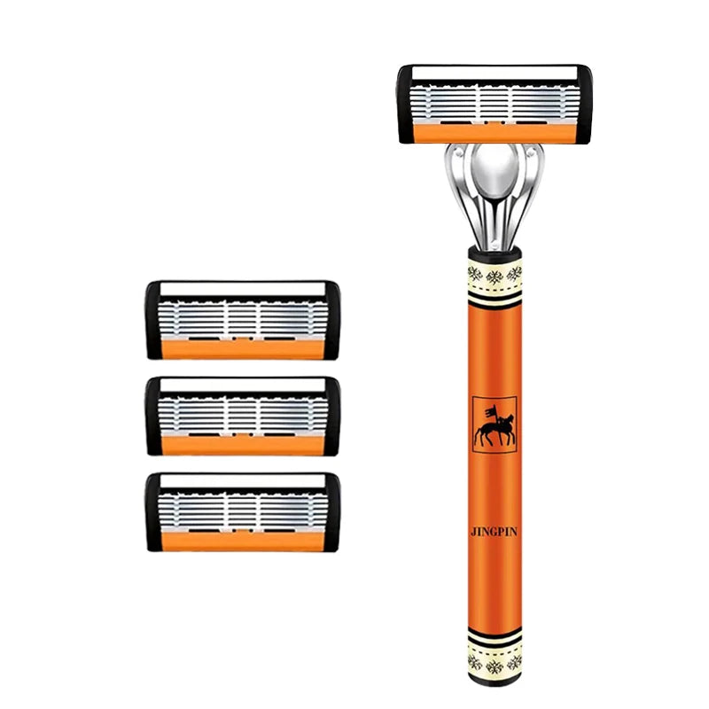 Men's 6-Layer Safety Razor Set