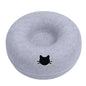 Felt Donut Cat Bed with Breather Hole and Tunnel