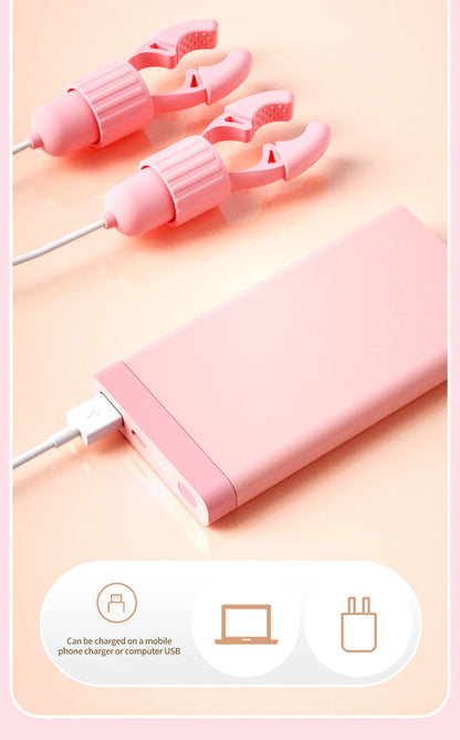 Vibrating Suction Nipple Clamps for Women