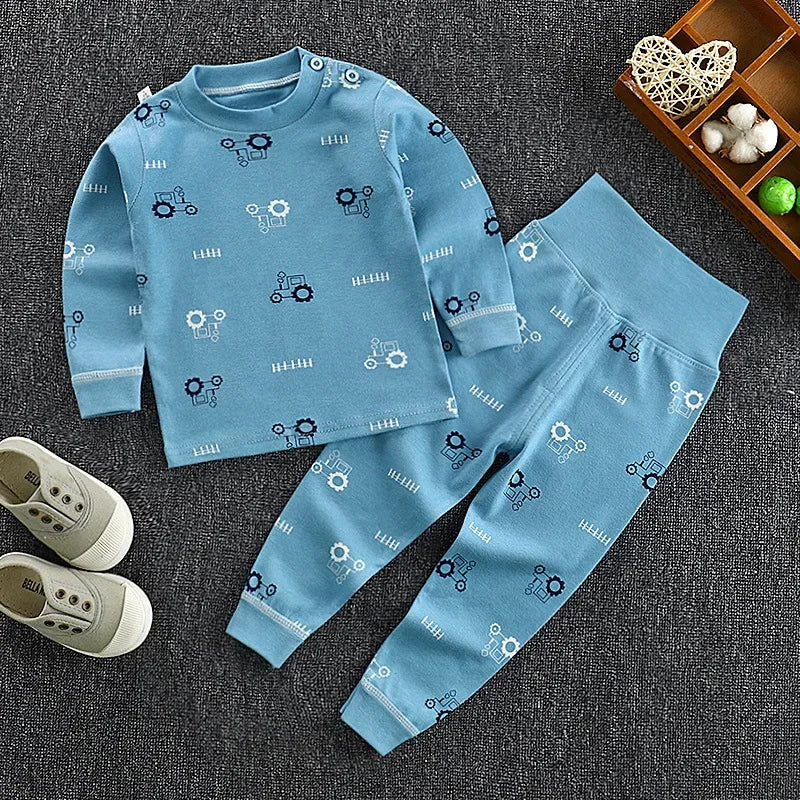 Children's Cotton Pajamas Set for Boys and Girls