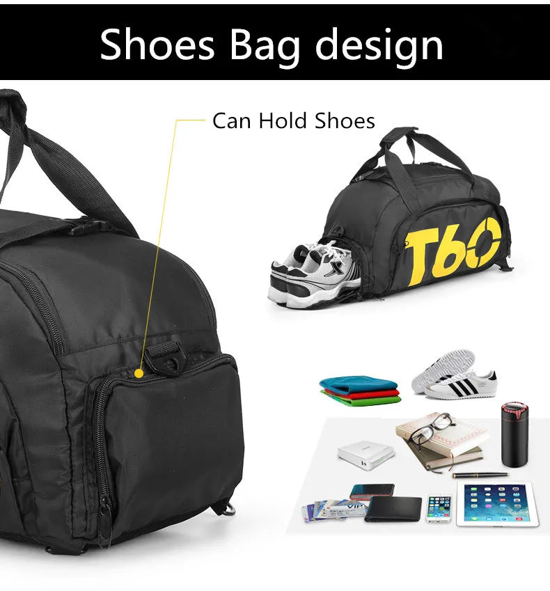 Waterproof Nylon Gym Bag for Fitness and Travel