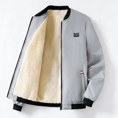 Men's Casual Long Sleeve Zipper Windbreaker Jacket