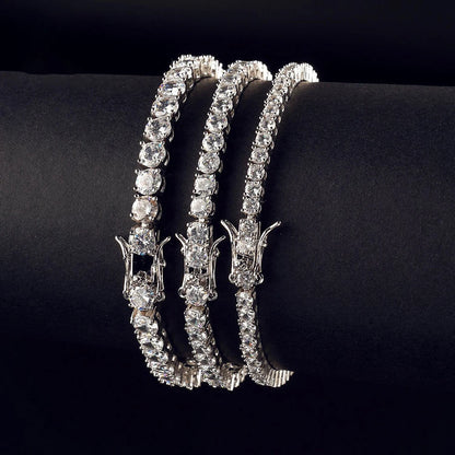 Moissanite Tennis Bracelet in S925 Sterling Silver