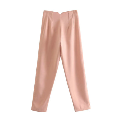 Koekop High Waist Pencil Trousers for Women