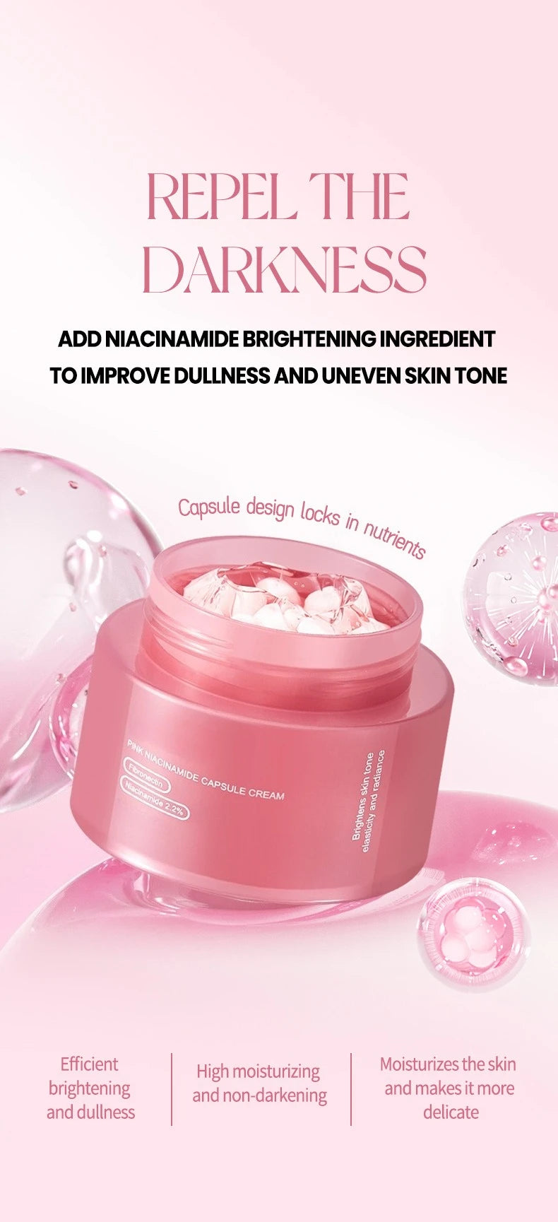 Korean Pink Collagen PDRN Cream with Niacinamide