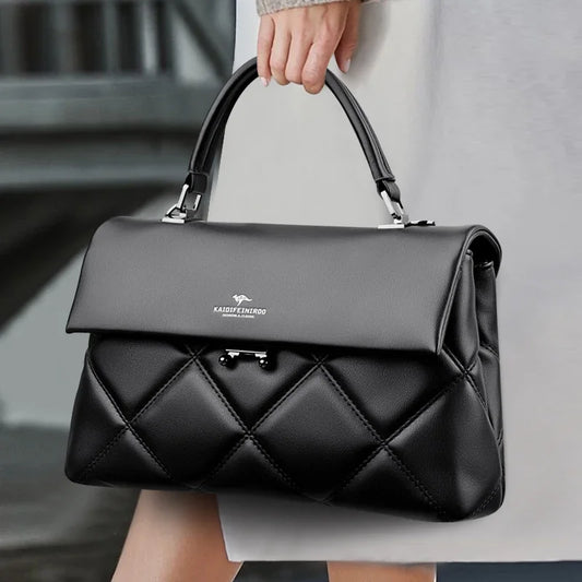 Women's Soft Leather Crossbody Handbag