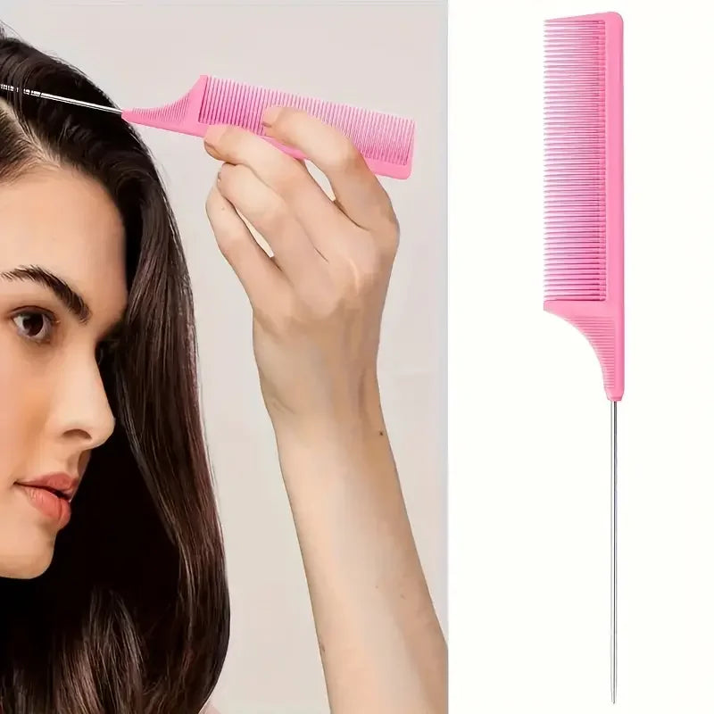 Hair Styling & Brush Set – 6 Pieces