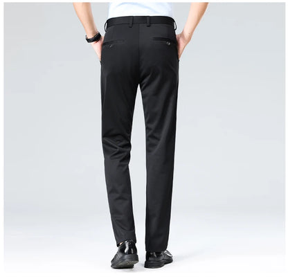 Men's Summer Casual Suit Pants Plus Size 28-42