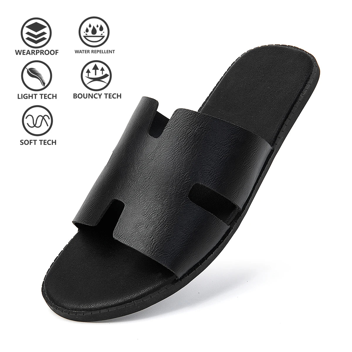Men's Casual Non-Slip Rubber Sandals Lightweight