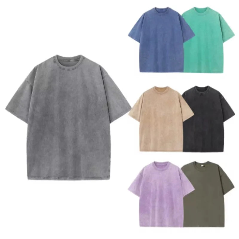 Vintage Cotton Short Sleeve T-Shirt for Women