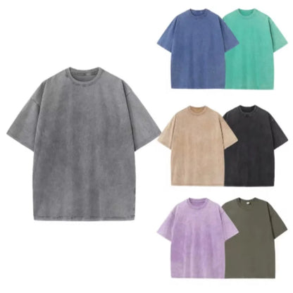 Vintage Cotton Short Sleeve T-Shirt for Women