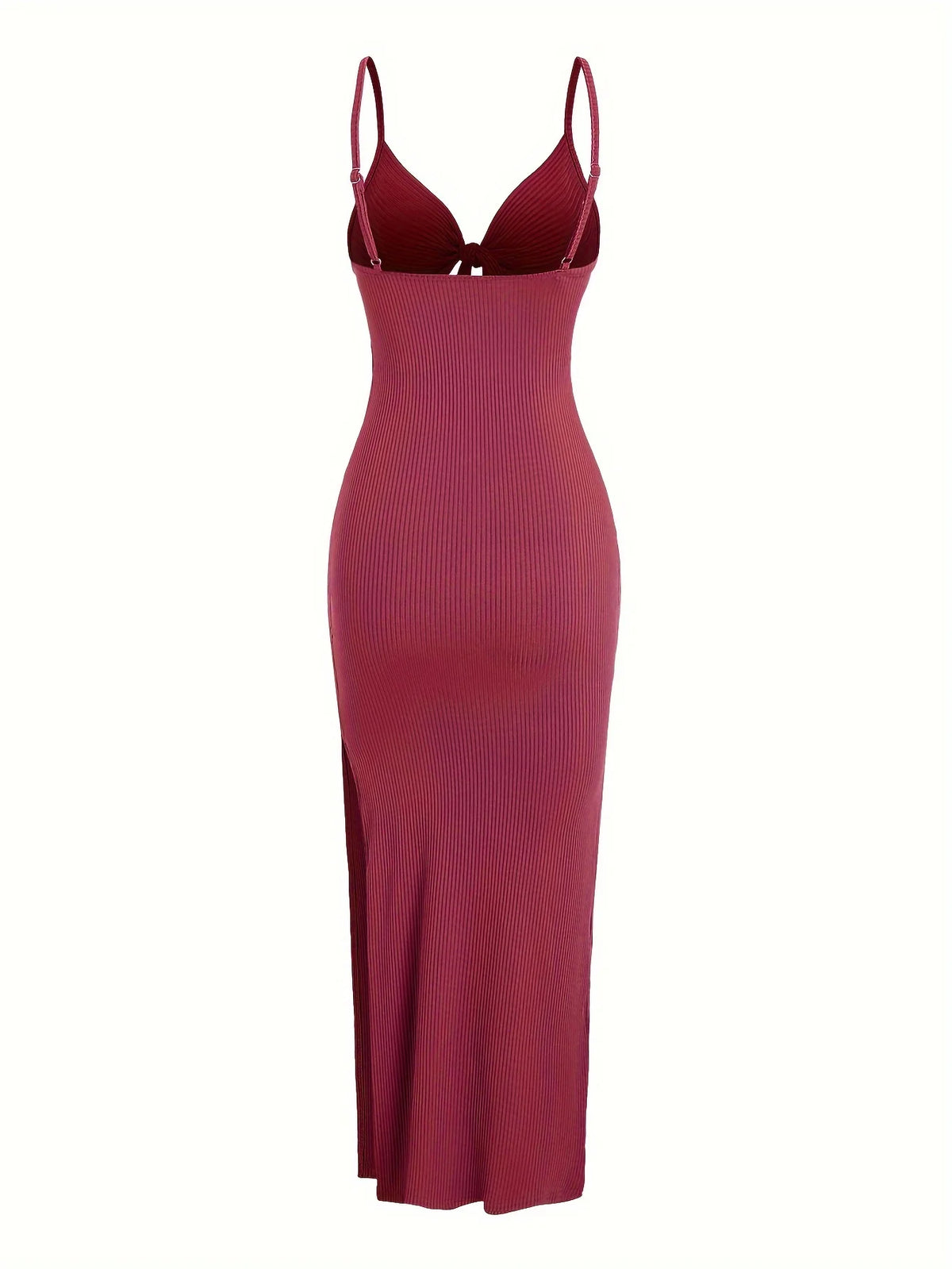 Knit Backless Sleeveless Dress for Women
