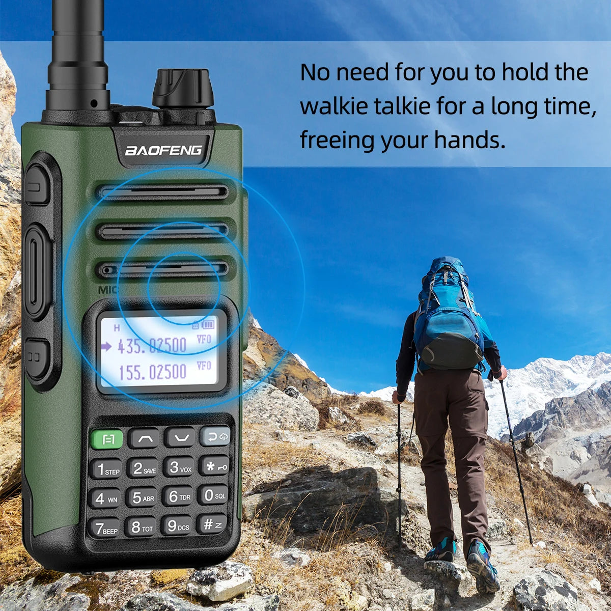 BaoFeng M-13 PRO V2 High Power Multi Band Walkie Talkie