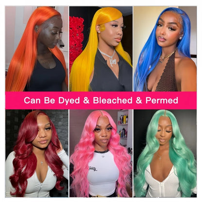 360 Lace Frontal Wig 613 Blonde Body Wave Human Hair
