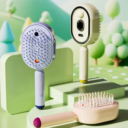 Electric Steam Hair Brush with USB-C Charging