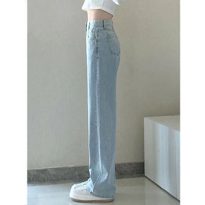 Women's Loose Denim Straight Leg Pants