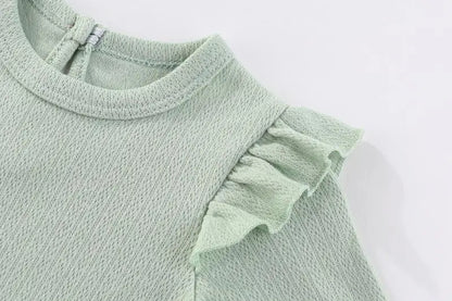 Kiddiezoom 3 Pcs Cotton Long Sleeve Baby Bodysuit