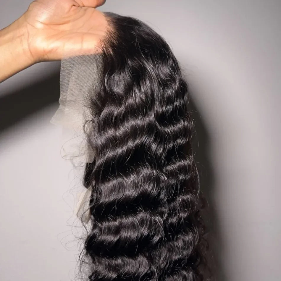 Loose Deep Lace Front Human Hair Wig 30 40 Inches