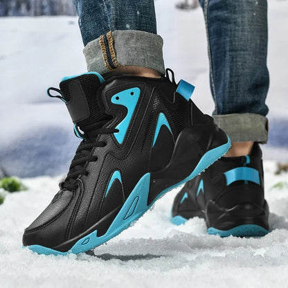 Men's Breathable Casual Sneakers with Lace-Up Closure