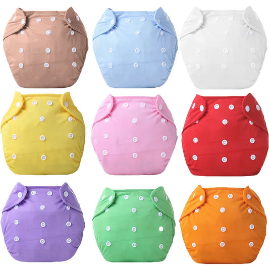 Washable Reusable Cotton Baby Diapers Nappies