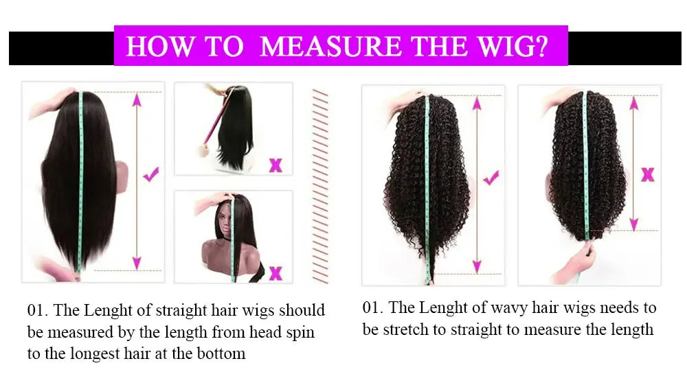 Chocolate Brown Body Wave Human Hair Wig 46 Inch