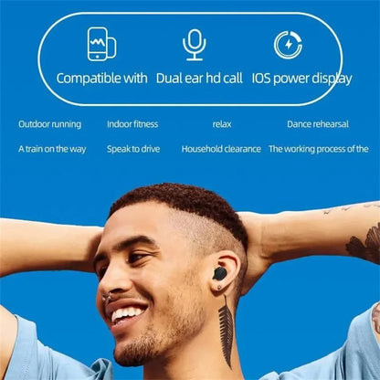TWS A6S Wireless Bluetooth Earphones with LED Display