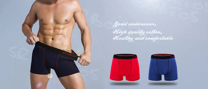 Men's Cotton Boxer Shorts Underwear Set of 5