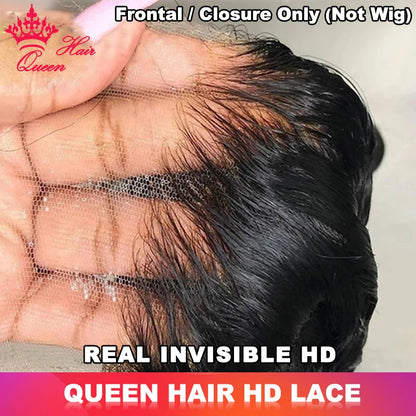 Queen Hair HD Lace Closure Frontal Virgin Human Hair