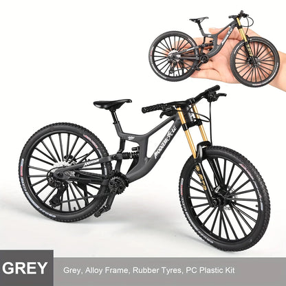 1:8 Alloy Mountain Bike Model with Realistic Gears