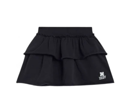 Kids Cute Print Cotton Sweatshirt and Skirt Set
