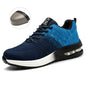 Steel Toe Blue Work Shoes for Men and Women