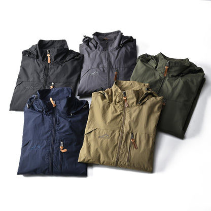 Men's Tactical Waterproof Windbreaker Jacket