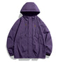 Men's Waterproof Hooded Jacket Cargo Black Softshell