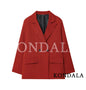 Elegant Double Breasted Blazer Coat for Women