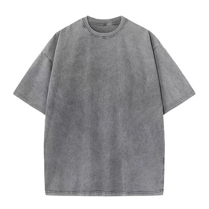 American Style Retro Heavyweight Cotton T-Shirt