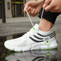 Men's Breathable Lightweight Black Running Sneakers