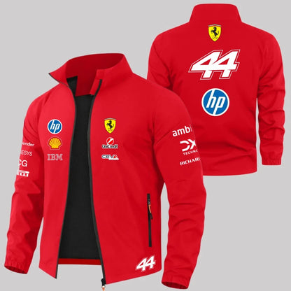 Ferrari Windproof Jacket for Men, Casual Polyester Outerwear