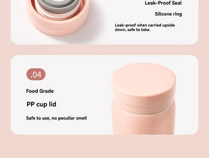 Mini Insulated Stainless Steel Vacuum Flasks 200ML 300ML