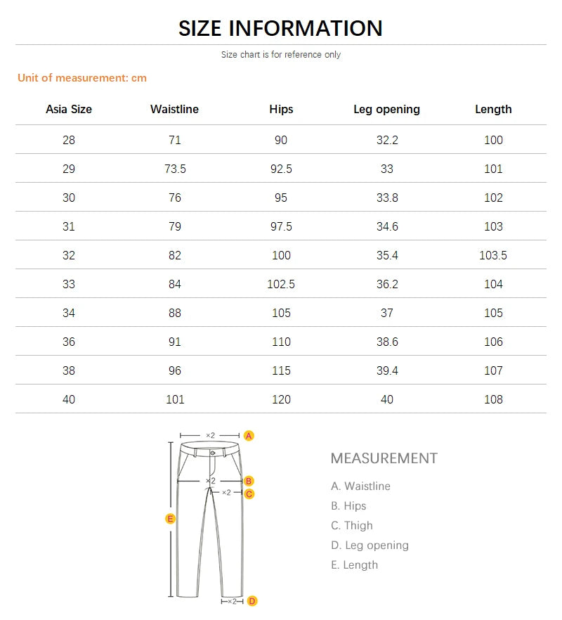 Men's Slim Denim Jeans Casual Elastic Trousers Black Gray