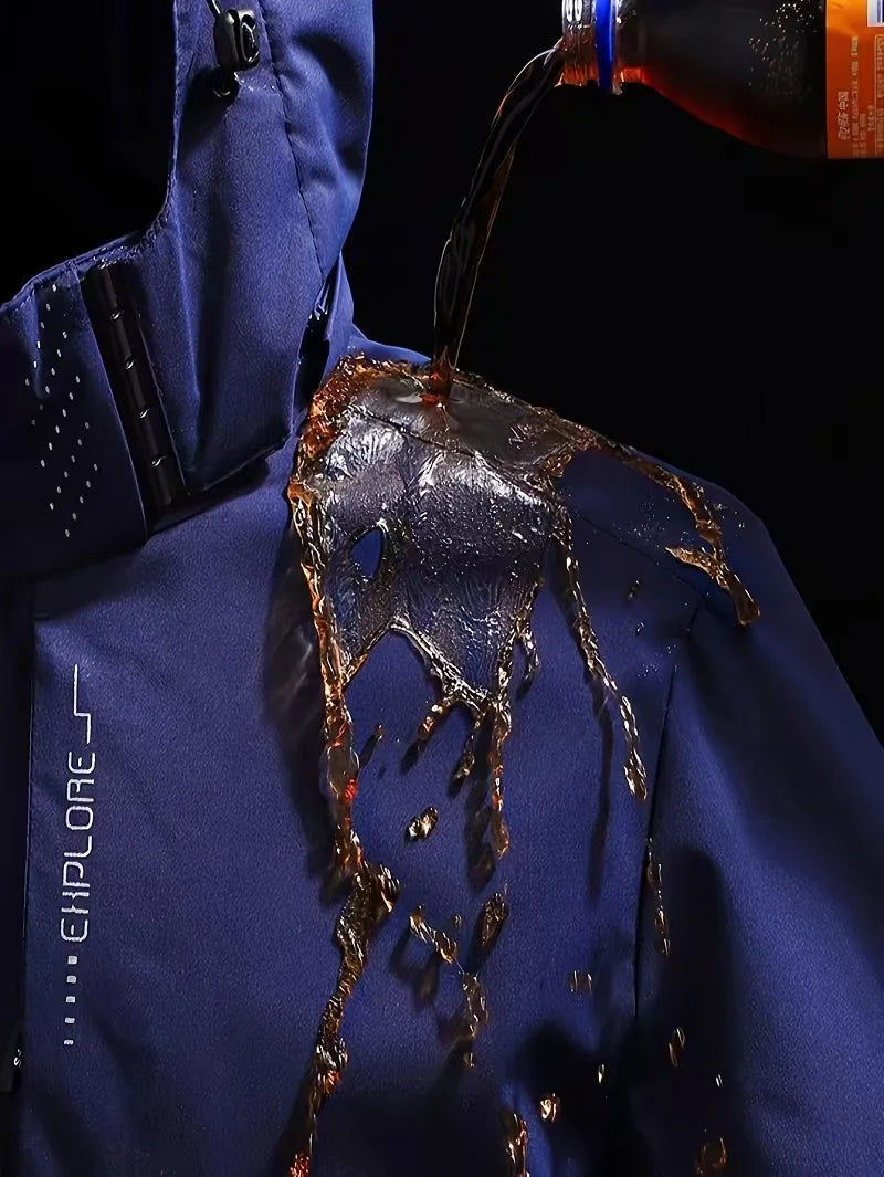 Men's Lightweight Waterproof Hooded Rain Jacket