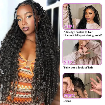 Human Hair Deep Wave Bulk Extensions 110g for Braids