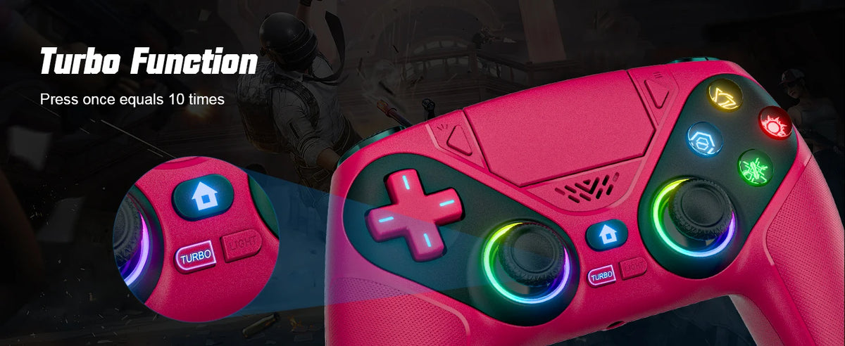 Wireless Gamepad for Playstation 5 with Turbo Function