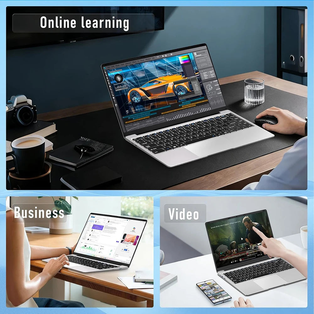 Xiaman Ultra Slim 14.1 Inch Laptop 12GB RAM 1TB SSD