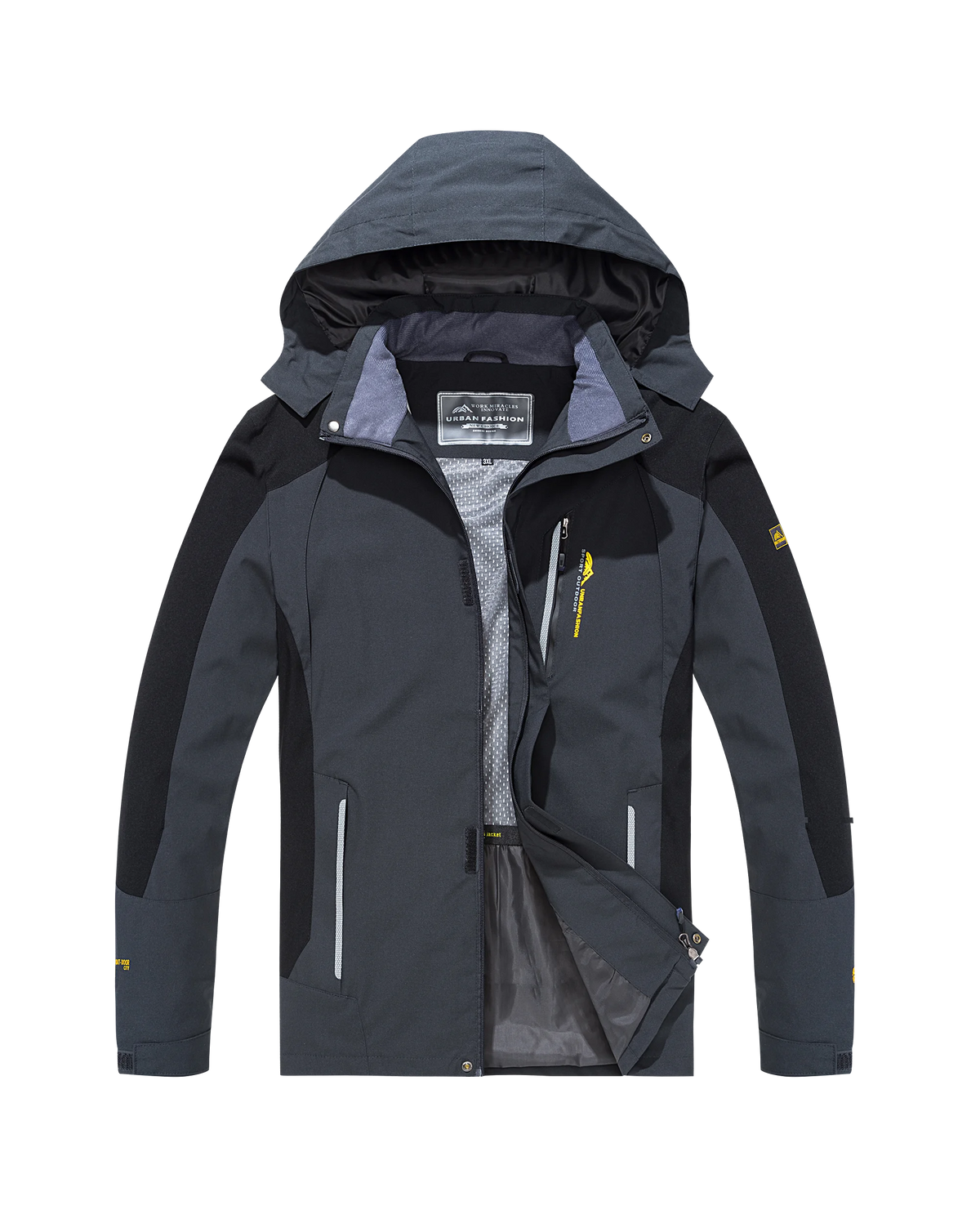 Men's Waterproof Windproof Hiking Jacket Outdoor