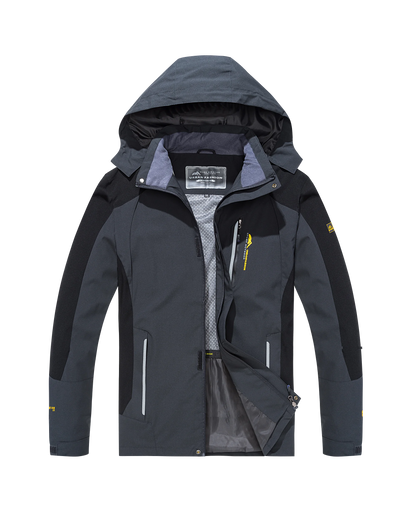 Men's Waterproof Windproof Hiking Jacket Outdoor