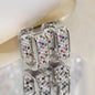 Huitan CZ Hoop Earrings for Women in Silver and Gold