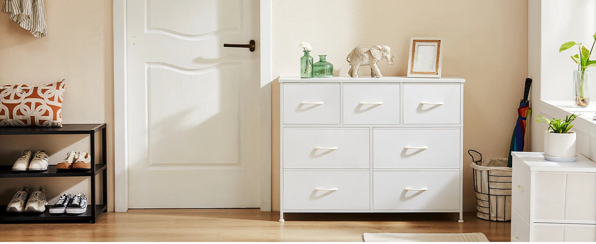 JHK Modern Wooden Wardrobe With 5/7/10 Drawers