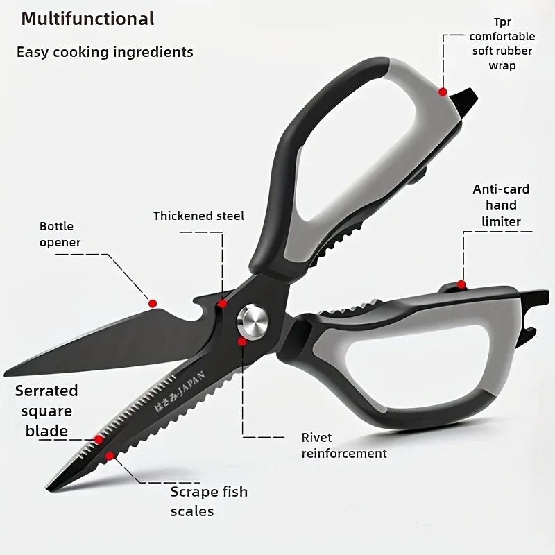 Stainless Steel Multifunctional Kitchen Scissors